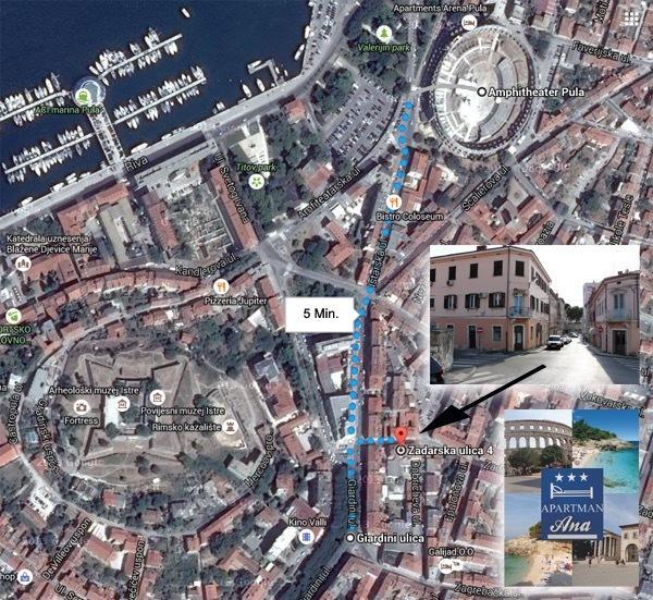 Ana Apartment Pula Pokoj fotografie
